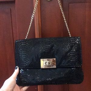 Authentic Michael kors snakeskin clutch